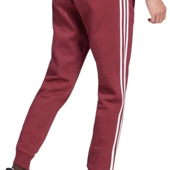 ADIDAS 3 Stripe Fleece Jogger Pants Adicolor Size S Mens Indigo Navy IM9319 NWT - Picture 4 of 13